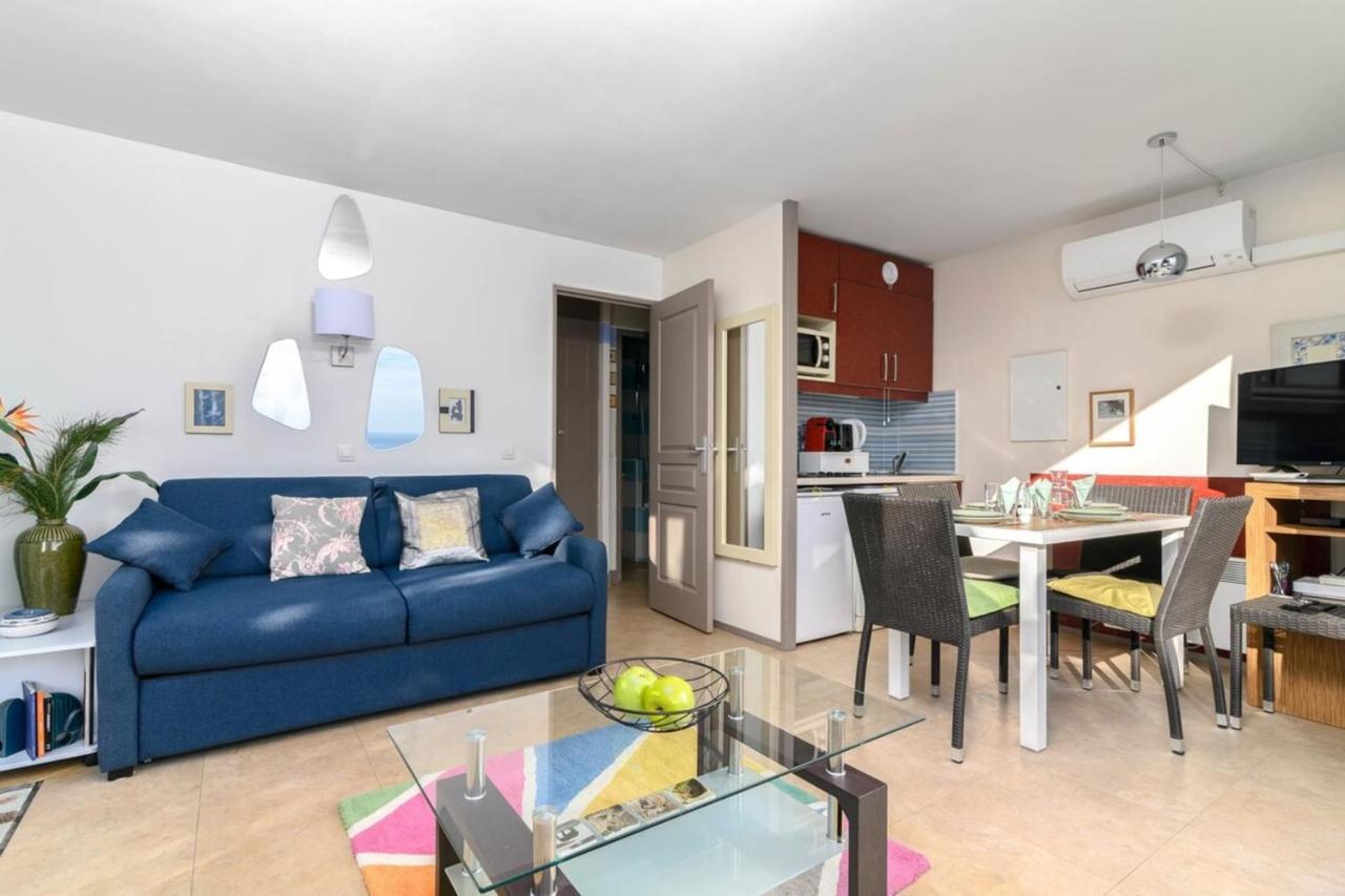 Air-Conditioned Apartment With Sea View Furnished Terrace & Parking Cap-d'Ail Zewnętrze zdjęcie