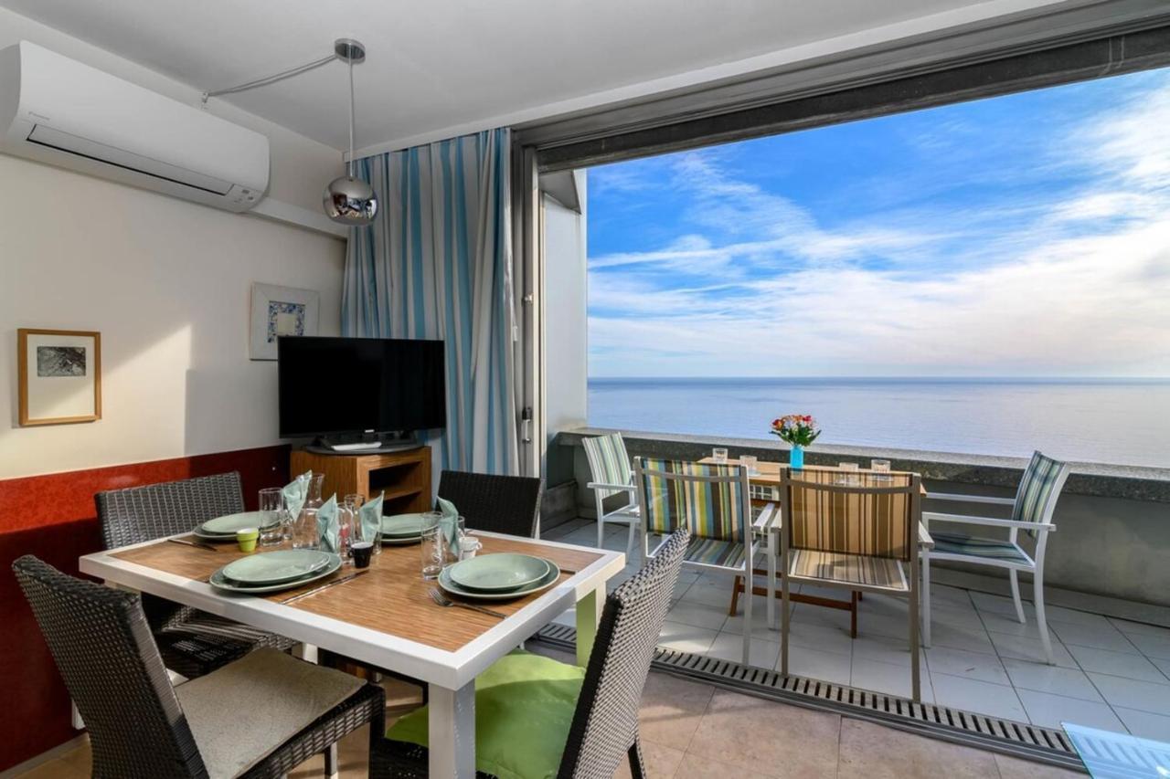 Air-Conditioned Apartment With Sea View Furnished Terrace & Parking Cap-d'Ail Zewnętrze zdjęcie